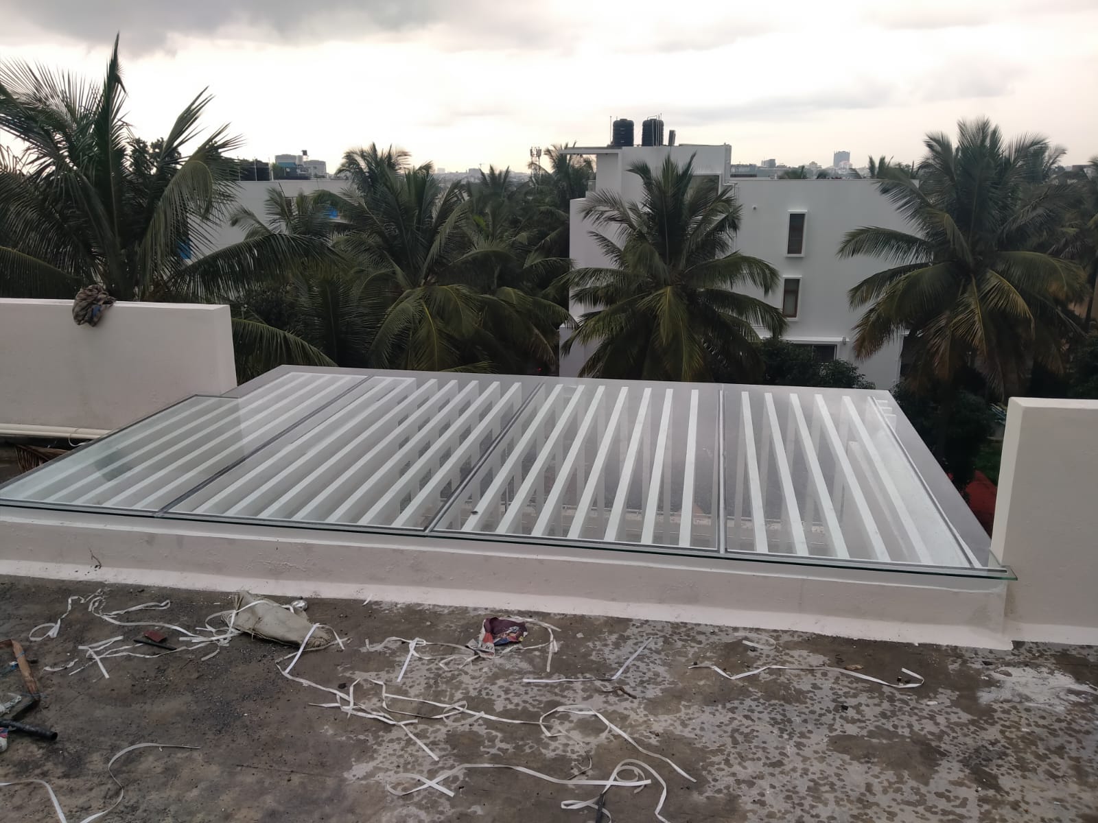 Toughened Glass Roofing 2